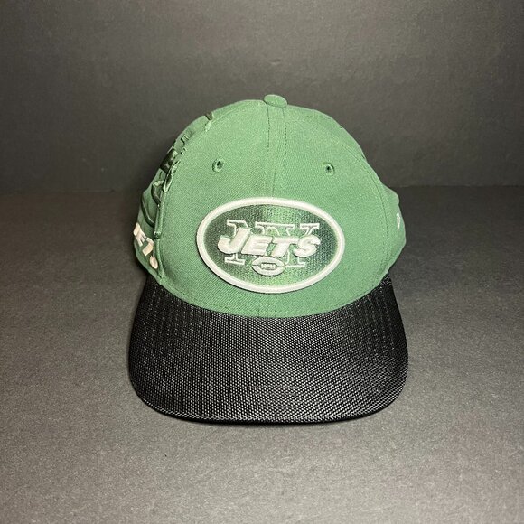 New Era 9Fifty Men's Original OFSM Green & Black NY Jets Reflective Snapback Hat - Picture 1 of 8